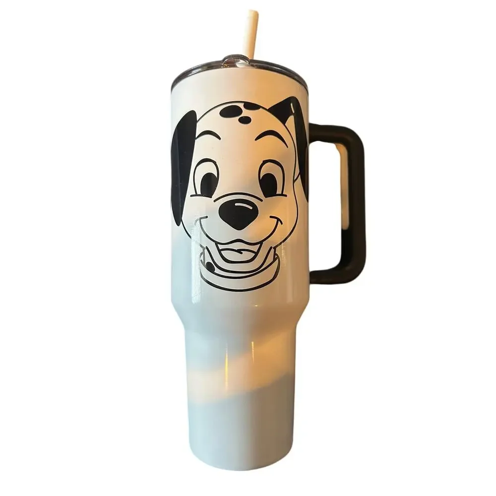 NWT Disney 101 Dalmatians Hot and Cold Stainless Steel Tumbler 40 oz